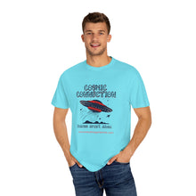 Load image into Gallery viewer, Cosmic Connection Unisex T-Shirt - Humans Aren't Alone Graphic Tee
