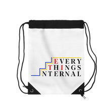 Load image into Gallery viewer, Motivational Drawstring Bag - &quot;Everything&#39;s Internal&quot; Inspirational Gym &amp; Travel Backpack
