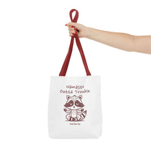 Load image into Gallery viewer, Namaste Outta Trouble Tote Bag | Find Your Zen | Motivational Eco-Friendly Bag
