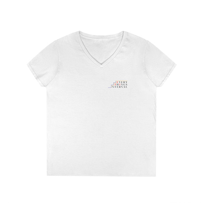 Every Thing is Eternal V-Neck T-Shirt for Women