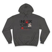 Load image into Gallery viewer, Unlock Your Potential Champion Hoodie - Motivational Sweatshirt for Motivation &amp; Achievement
