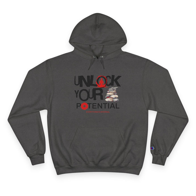 Unlock Your Potential Champion Hoodie - Motivational Sweatshirt for Motivation & Achievement