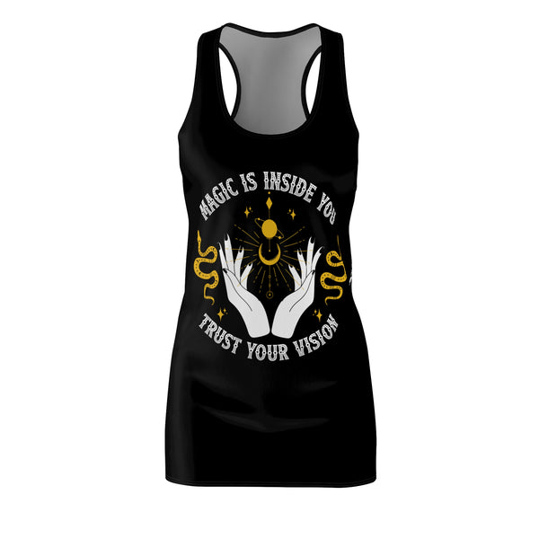 Magic Is Inside You Racerback Dress for Inspiration and Empowerment