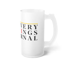 Load image into Gallery viewer, Frosted Glass Beer Mug - &#39;Everything Internal&#39; Quote - Perfect for Gifts and Celebrations
