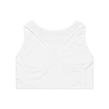 Load image into Gallery viewer, Motivational Sports Bra - &quot;Never Stop Moving&quot; Fitness Activwear
