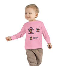 Load image into Gallery viewer, Toddler Long Sleeve Tee - &quot;Never Stop Growing&quot; Cute Mushroom Design
