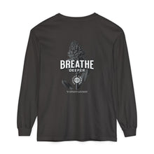 Load image into Gallery viewer, Meditation Long Sleeve T-Shirt - Unisex Garment-Dyed Comfort
