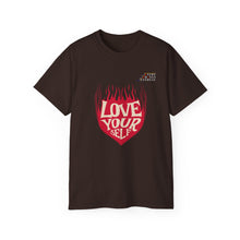 Load image into Gallery viewer, Self-Love Graphic Tee, Unisex Cotton Shirt, Motivational T-Shirt, Positive Vibes Top, Gift for Friends, Empowerment Wear
