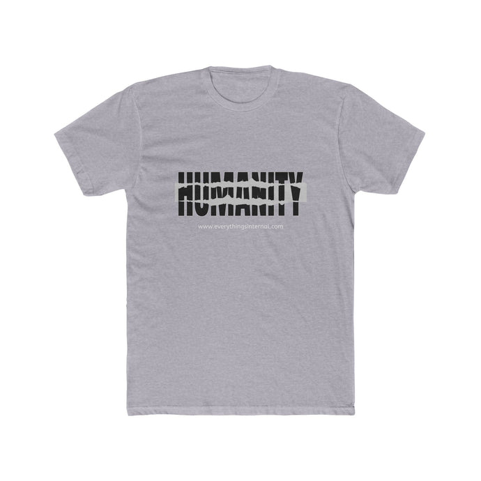 Humanity Unisex Cotton Crew Tee - Inspirational Graphic T-Shirt for Everyday Wear