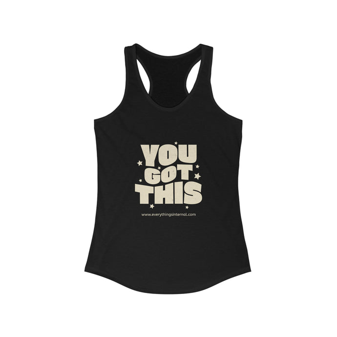 Empowering Women's Racerback Tank - 'You Got This' Motivational Workout Top