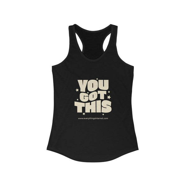 Empowering Women's Racerback Tank - 'You Got This' Motivational Workout Top