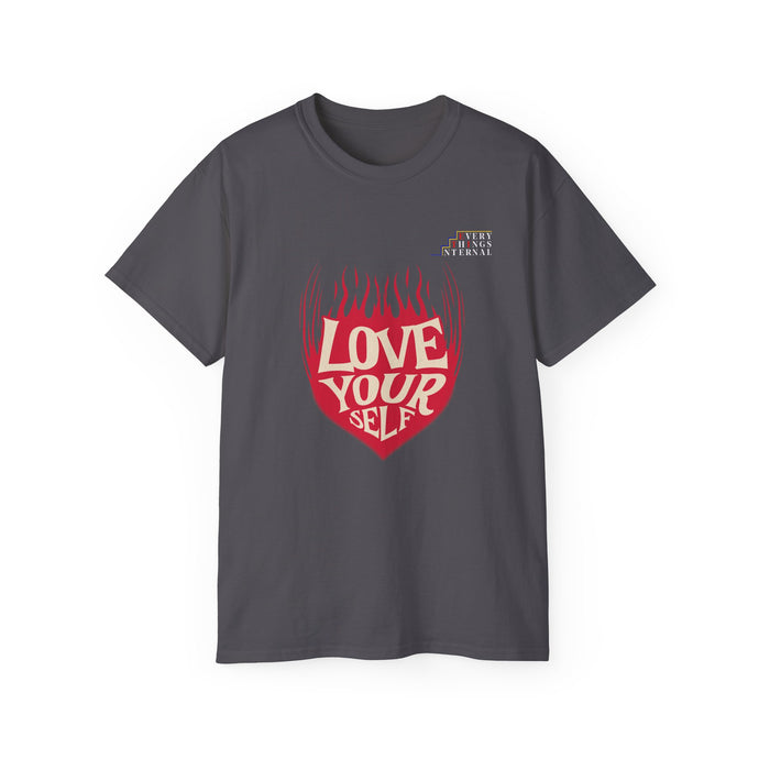 Self-Love Graphic Tee, Unisex Cotton Shirt, Motivational T-Shirt, Positive Vibes Top, Gift for Friends, Empowerment Wear