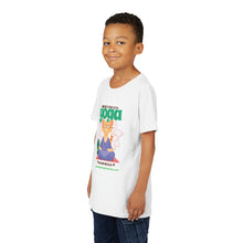 Load image into Gallery viewer, Yoga Cat Tee for Kids | Fun Relaxation Shirt, Youth T-Shirt for Yoga Lovers, Gift for Little Yogis, Cute Cat Design, Mindfulness Apparel
