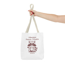 Load image into Gallery viewer, Namaste Outta Trouble Tote Bag | Find Your Zen | Motivational Eco-Friendly Bag
