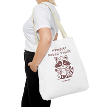 Load image into Gallery viewer, Namaste Outta Trouble Tote Bag | Find Your Zen | Motivational Eco-Friendly Bag
