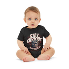 Load image into Gallery viewer, Stay Curious Infant Jersey One Piece - Cute Cat Design for Newborns and Infants
