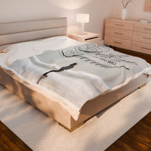 Load image into Gallery viewer, Inspirational Velveteen Plush Blanket - &#39;Believe in Yourself&#39; Cozy Throw for Motivation and Comfort
