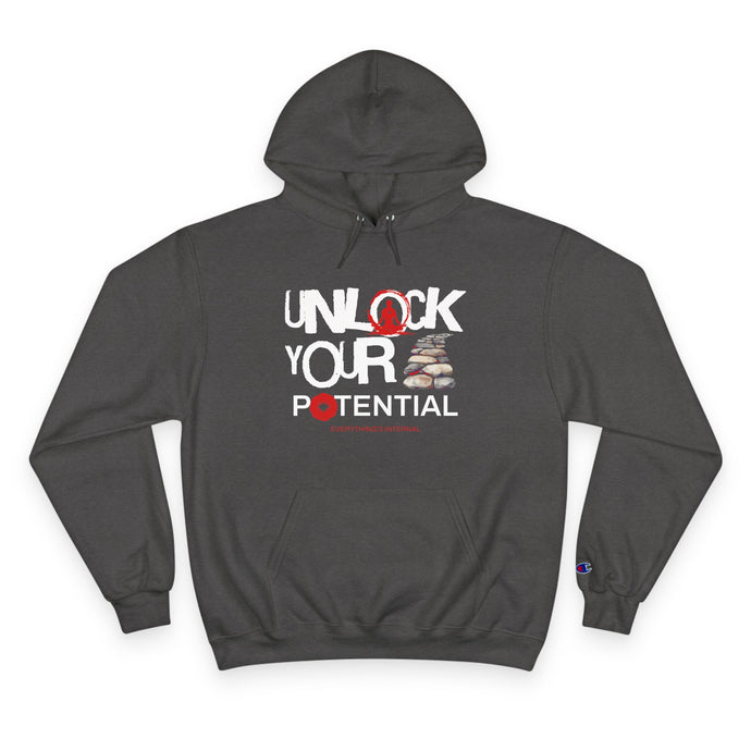 Unlock Your Potential Champion Hoodie - Motivational Sweatshirt for Motivation & Achievement