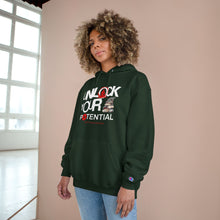 Load image into Gallery viewer, Unlock Your Potential Champion Hoodie - Motivational Sweatshirt for Motivation &amp; Achievement
