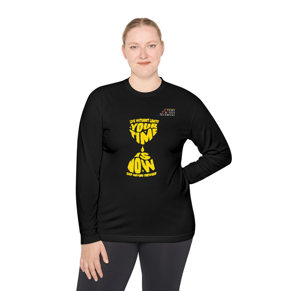 Unisex Lightweight Long Sleeve Tee with Unique Hourglass Design, Casual Wear, Gift for Him, Gift for Her, Summer Fashion, Relaxed Style