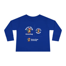 Load image into Gallery viewer, Toddler Long Sleeve Tee - &quot;Never Stop Growing&quot; Cute Mushroom Design
