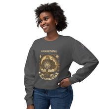 Load image into Gallery viewer, Awakening Peace Unisex Lightweight Crewneck Sweatshirt
