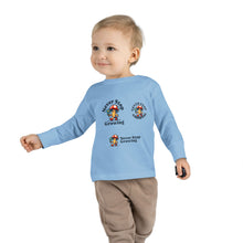 Load image into Gallery viewer, Toddler Long Sleeve Tee - &quot;Never Stop Growing&quot; Cute Mushroom Design
