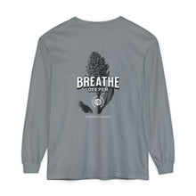 Load image into Gallery viewer, Meditation Long Sleeve T-Shirt - Unisex Garment-Dyed Comfort
