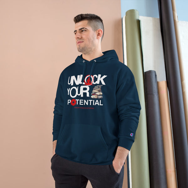 Unlock Your Potential Champion Hoodie - Motivational Sweatshirt for Motivation & Achievement