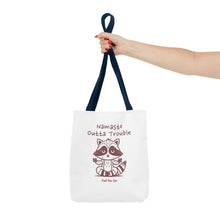 Load image into Gallery viewer, Namaste Outta Trouble Tote Bag | Find Your Zen | Motivational Eco-Friendly Bag
