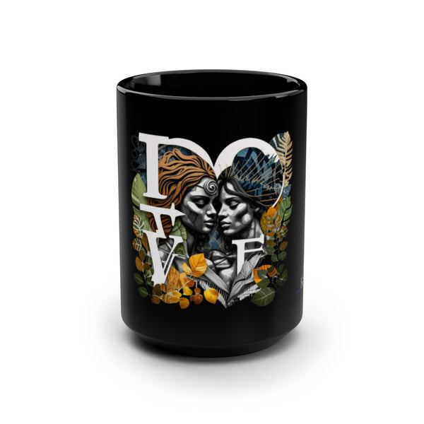 Love-Inspired Black Mug | 15oz | Meaningful Gifts for Coffee Lovers