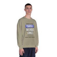 Load image into Gallery viewer, Motivational Crewneck Sweatshirt - Keep Pushing Yourself Without Limits
