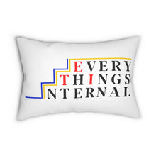 Load image into Gallery viewer, ETI White Spun Polyester Lumbar Pillow
