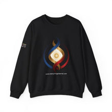 Load image into Gallery viewer, Inner Light Unisex Crewneck Sweatshirt – Spiritual Symbol, Mindful Living Pullover
