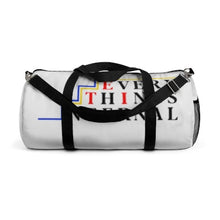 Load image into Gallery viewer, Motivational Duffel Bag – Everything’s Internal™ Fitness &amp; Travel Gym Bag, Inspirational Print, Unisex

