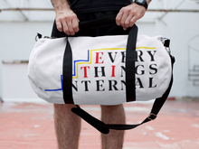 Load image into Gallery viewer, Motivational Duffel Bag – Everything’s Internal™ Fitness &amp; Travel Gym Bag, Inspirational Print, Unisex
