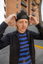 Load image into Gallery viewer, Everythings Internal™ Embroidered Black Beanie – Unisex Cozy Knit Winter Hat
