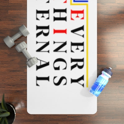 Motivational Rubber Yoga Mat - 