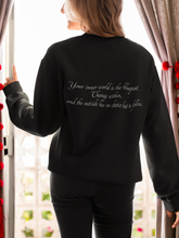 Load image into Gallery viewer, EVERYTHING&#39;S INTERNAL (ETI) BLACK Champion Sweatshirt
