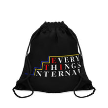 Load image into Gallery viewer, Everythings Internal Drawstring Bag - Stylish Black Gym Tote for Everyday Use
