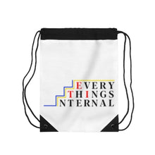 Load image into Gallery viewer, Motivational Drawstring Bag - &quot;Everything&#39;s Internal&quot; Inspirational Gym &amp; Travel Backpack

