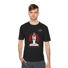 Load image into Gallery viewer, Heavily Meditated Unisex Moisture Wicking Tee - Mindful Moves, Peaceful Mind
