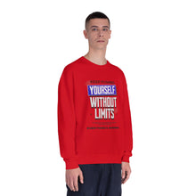 Load image into Gallery viewer, Motivational Crewneck Sweatshirt - Keep Pushing Yourself Without Limits
