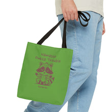 Load image into Gallery viewer, Namaste Outta Trouble Tote Bag | Find Your Zen | Motivational Eco-Friendly Bag
