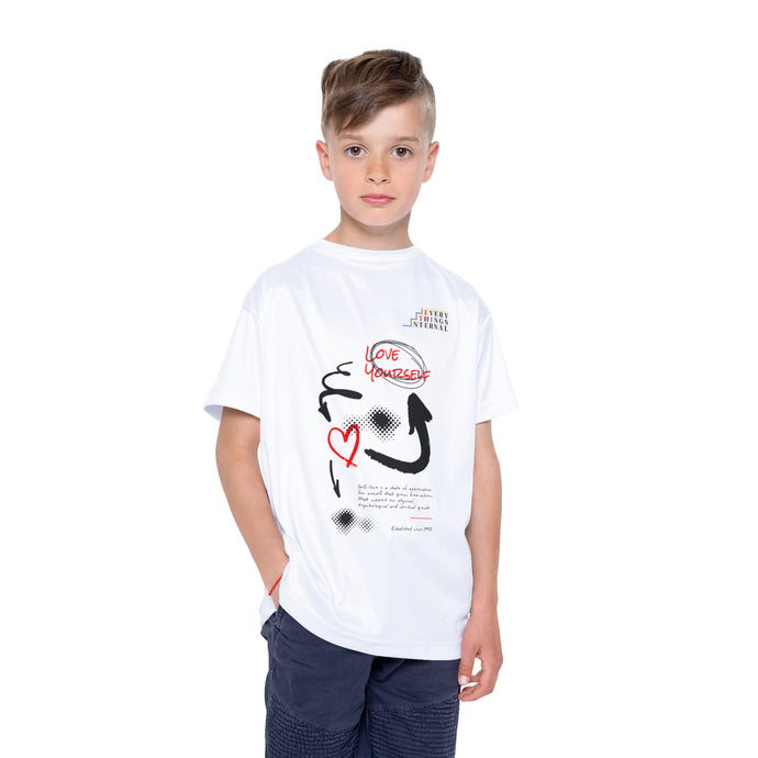 Kids Sports Jersey - Love Yourself Design - Active Wear for Young Athletes