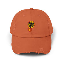 Load image into Gallery viewer, Unisex Distressed Cap - Mindset Lightbulb Design
