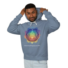 Load image into Gallery viewer, Chakra Vibes Unisex Lightweight Hooded Sweatshirt
