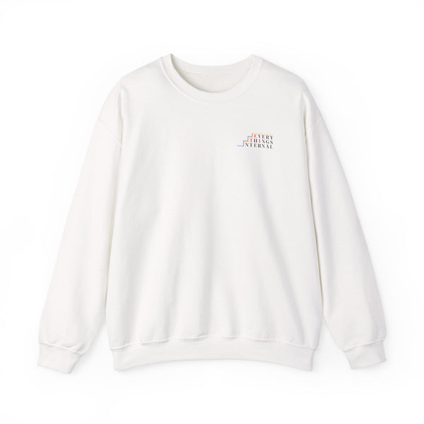 ETI WHITE Unisex Heavy Blend™ Crewneck Sweatshirt
