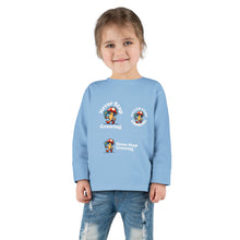 Load image into Gallery viewer, Toddler Long Sleeve Tee - &quot;Never Stop Growing&quot; Cute Mushroom Design
