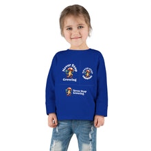 Load image into Gallery viewer, Toddler Long Sleeve Tee - &quot;Never Stop Growing&quot; Cute Mushroom Design
